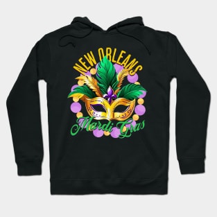 New Orleans Mardi Gras Souvenir for Mardi Parties Costume Hoodie